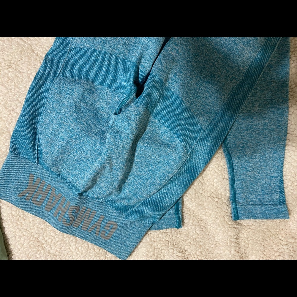 Gymshark Blue/grey flex high waisted legging